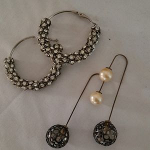 Set Of 2 Fancy Earring (Women's )