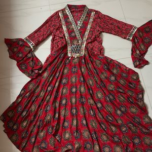 Red Festive Kurti