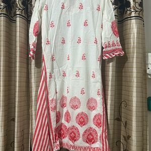 New White Kurti from Biba