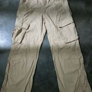 H&M Khaki Cargo Trousers