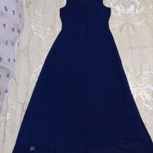 Madame Navy Blue Dress