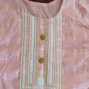 Beautiful New Pink Kurti .