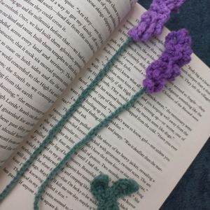 Lavender Bookmark Crochet