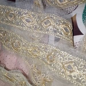 Golden Embroidery Lace