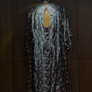 Hollister Knee Length Dress , Deep Back And Neck