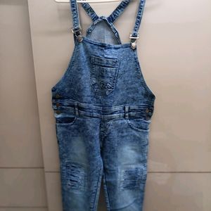 denim jeans jumpsuit