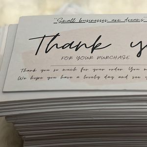 Small Business Thank You Cards