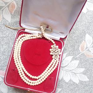 Beautiful Long Pearl Necklace