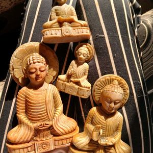 4 Buddha Showpiece Set (Marble)