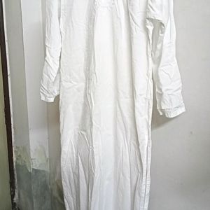 White Chikankari Cotton Kurta