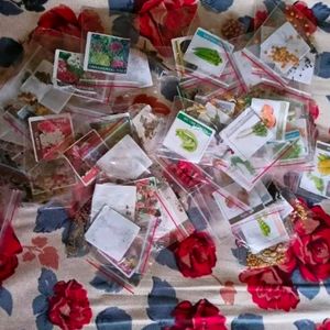 90 Seeds Of Flowers And Vegetables