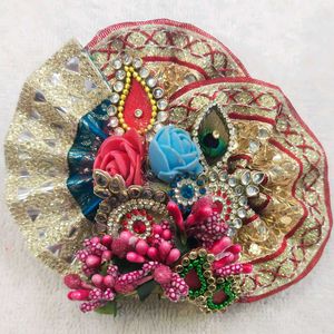 Laddu Gopal Dress + Choli With Heavy Pagdi