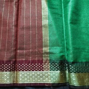 New Saree  With Fall Piko Done