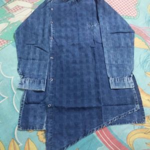 Blue Colour Kurta For Kids