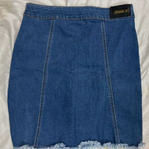 Brand New Jealous 21 Denim Buttoned Skirt