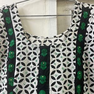 Mirror Work Kurti For Women