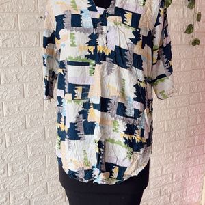 Abstract Print Shirt