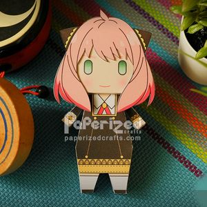 Anime Spy X Family Anya Forger Chibi Figurine