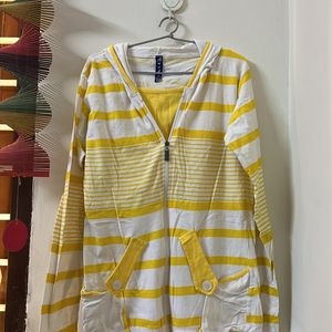 Striped Yellow Summer Hoodie