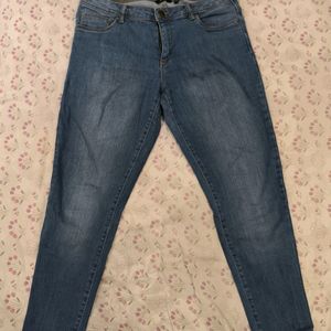 Blue Denim Stone Washed Jeans