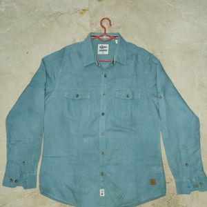 Roadster Green Shirt For Men.