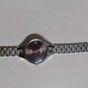 Silver Wrist Watch