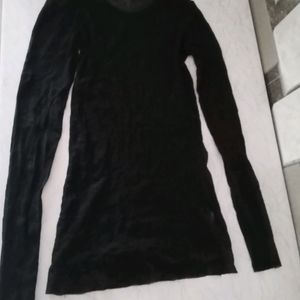 Women Black Full Sleeve Inner