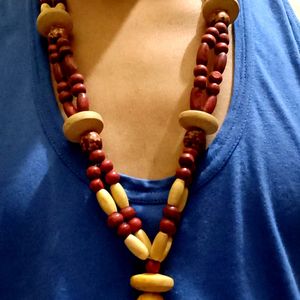 Wooden Beads Nacklace Mala