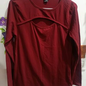 Light Maroon Top