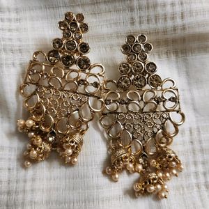 New Wedding Gold Earrings