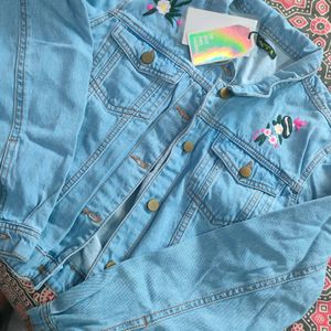 Embroidered Denim Jacket