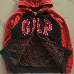 GAP ZIPPER UPPER FUR JACKET