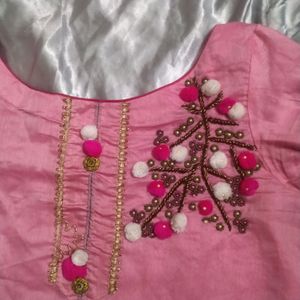 Ethnic Pink Kurta (Women's)