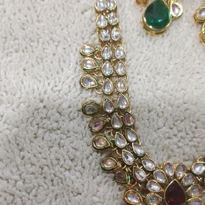 Kundan necklace set