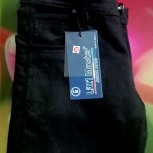 Branded Black Cotton Jeans For Boys