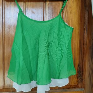 Blue & Green Top(2)For Womens