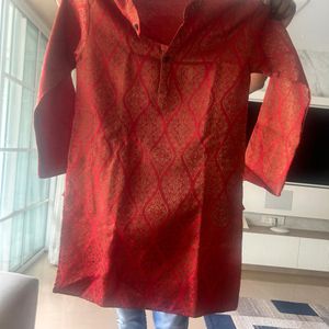 Red Kurta pyjama