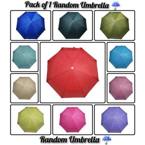 Pack Of 1 Umbrella. 3 Fold Umbrella Random.