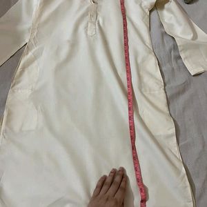 Off White Kurta Boys