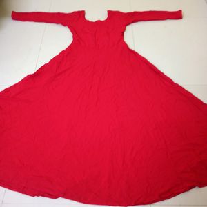 Red Anarkali Suit