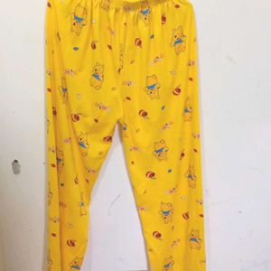 Cute Pooh Printed Women's Pyjama