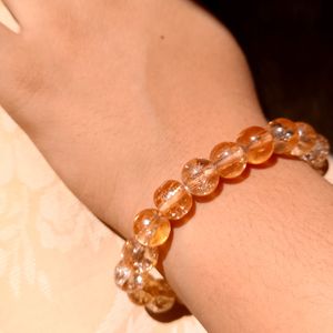 A Peach Crystal Bracelet