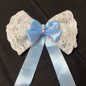 Blue ribbon bow 🎀 🧿❤️