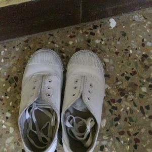 School Shoe White