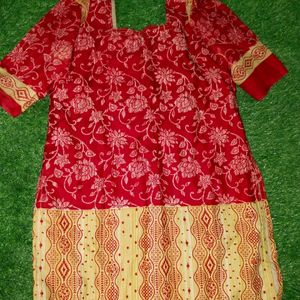 New Cotton Kurti Salwar Set For Women