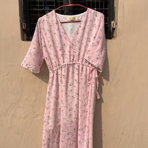 Pink Korean Dress