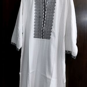 Biba Brand Kurta For Ladies In White Colour