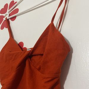 Zara Orange Camisole Top