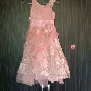 baby pink dress for girls size 24