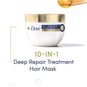 Dove 10 In 1 Deep Repair Treatment Mask 💯🤭💞🌸